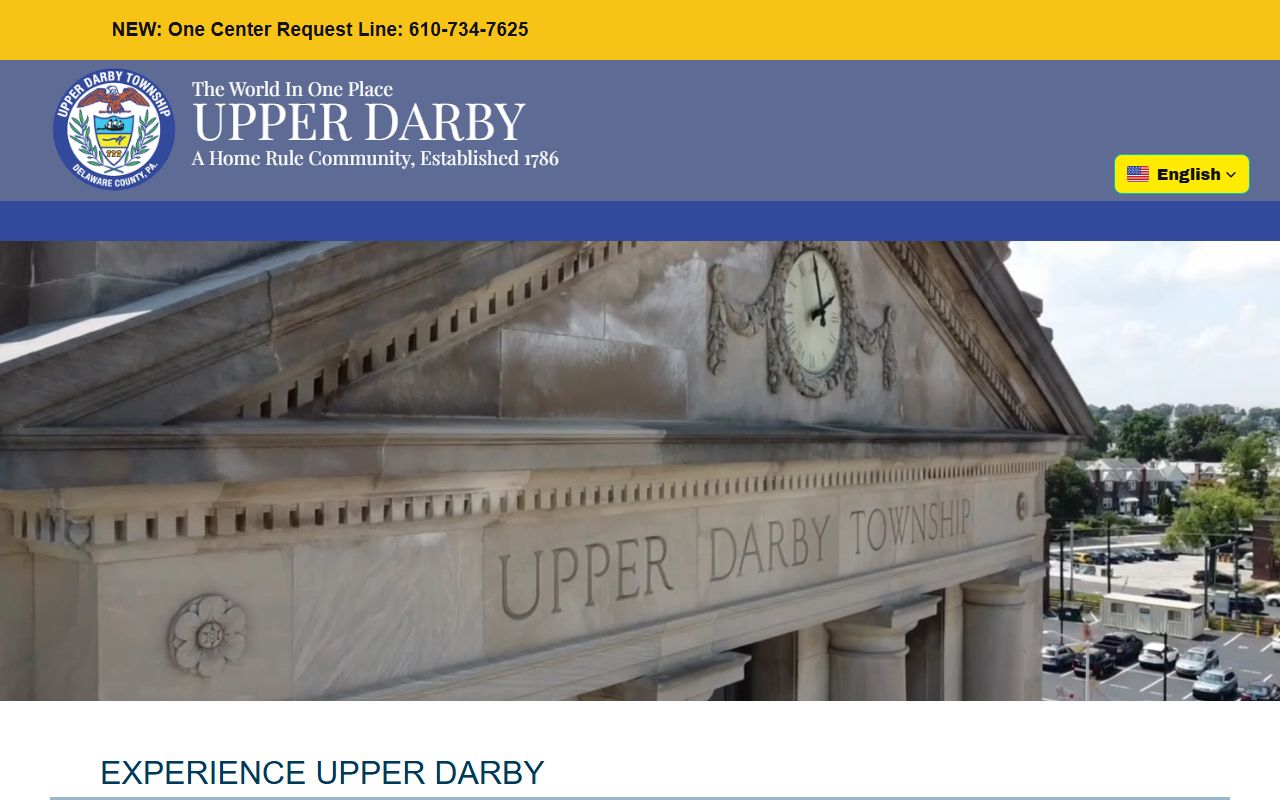 Upper Darby Township website Upper Darby criminal records and public records access