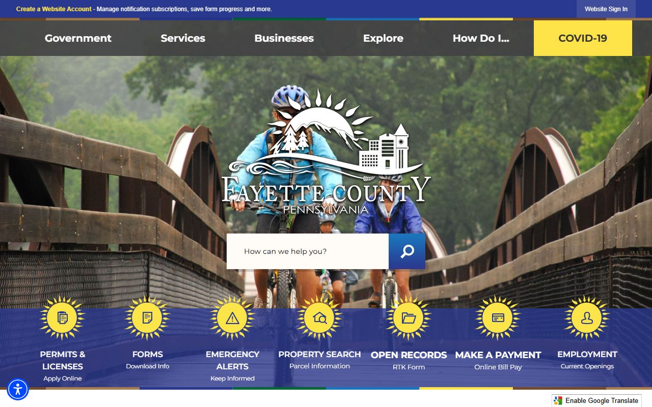 Fayette County criminal records government portal