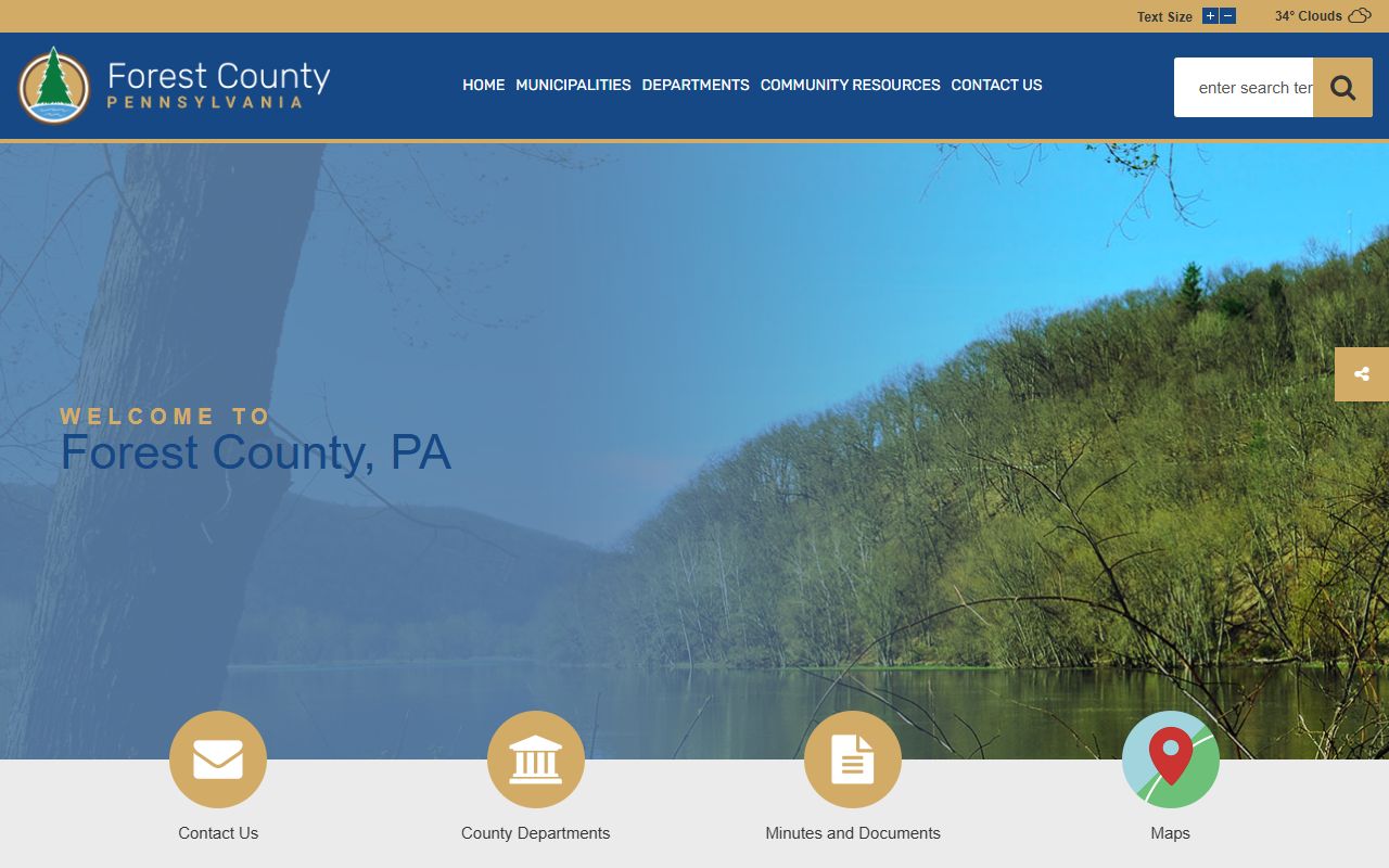 Forest County criminal records government portal