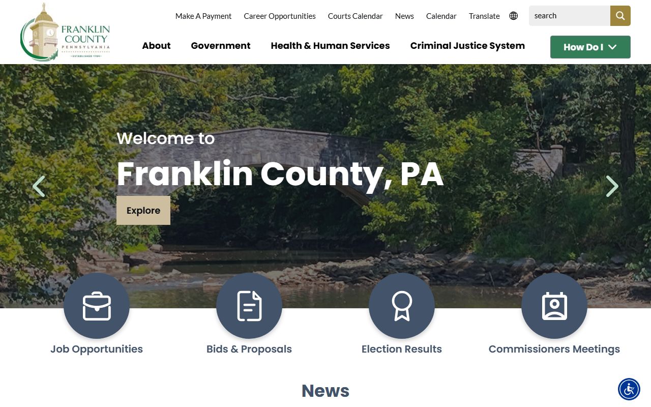 Franklin County criminal records county website