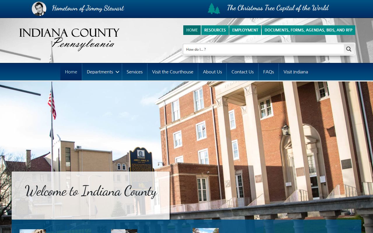 Indiana County criminal records government website