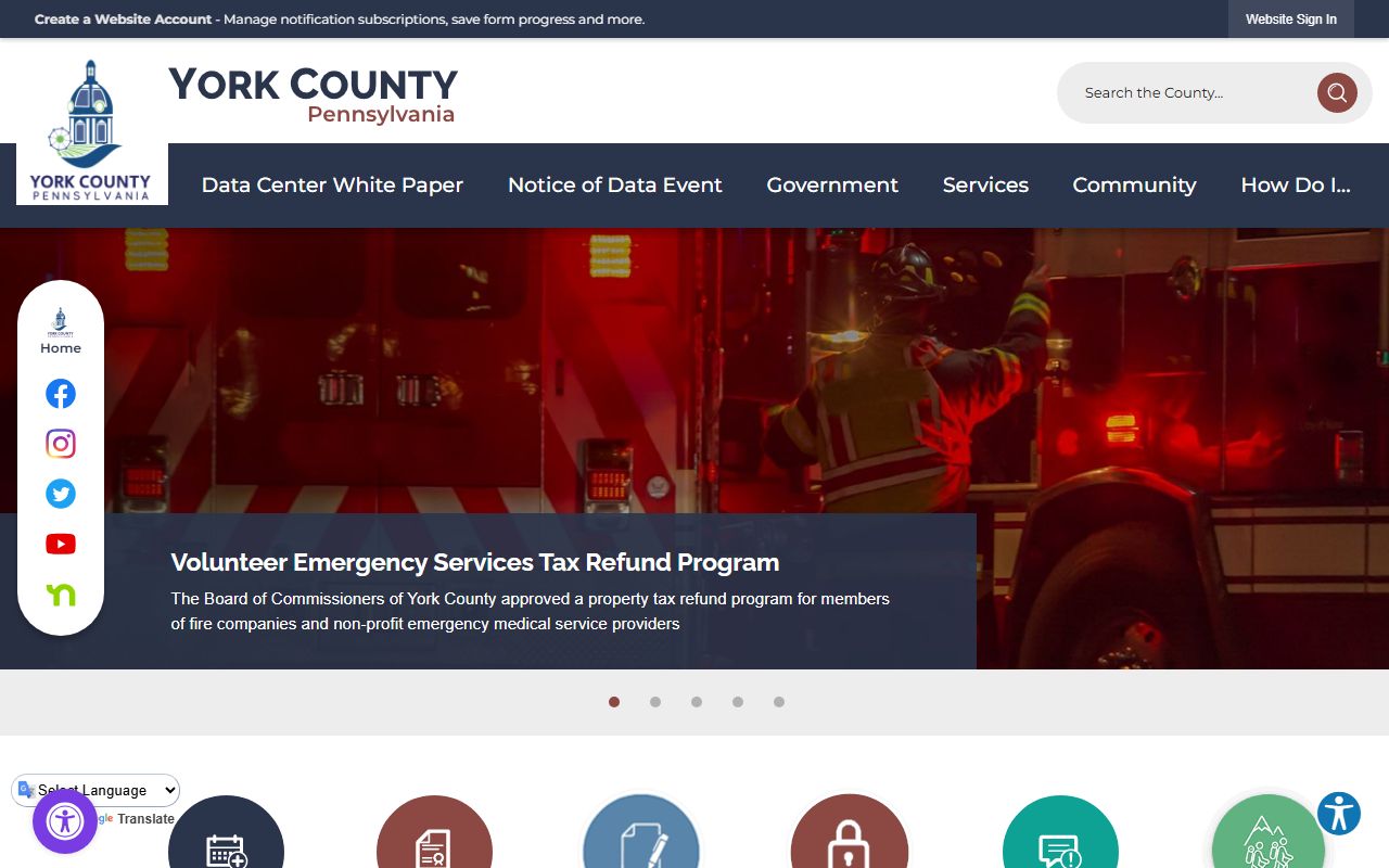 York County criminal records government portal York PA