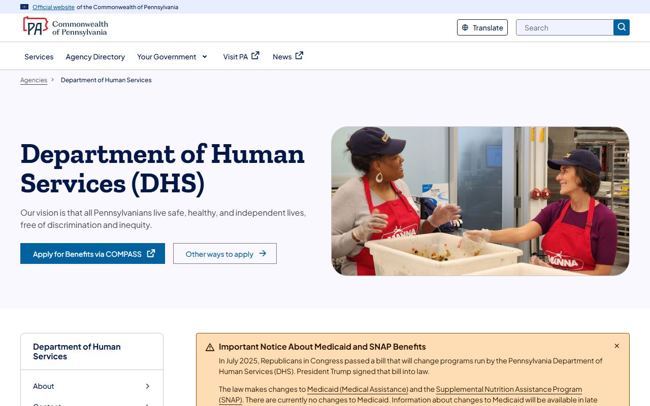 Pennsylvania DHS child abuse history clearance database